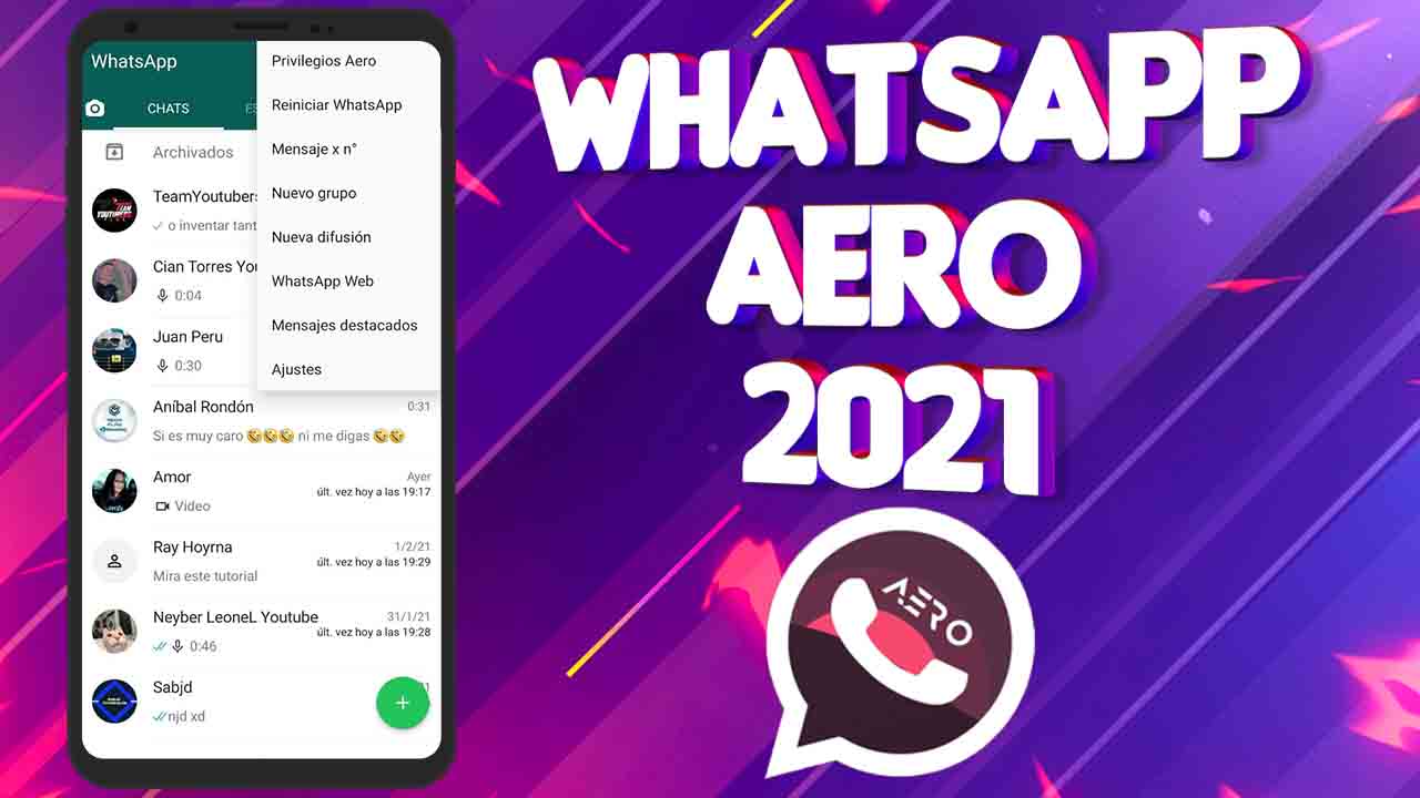 Aero whatsapp 2021