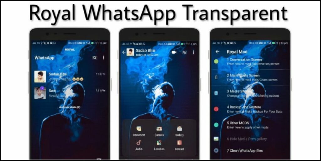 Royal WhatsApp Transparent