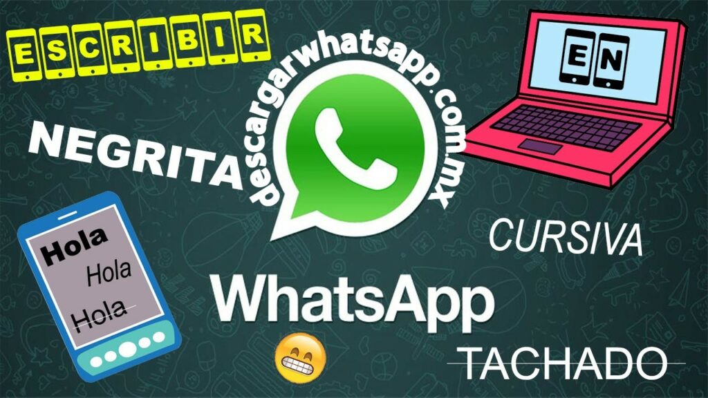 Cómo poner negrita, cursiva y tachado en WhatsApp Web
