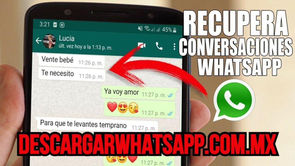 Cómo recuperar conversaciones de WhatsApp
