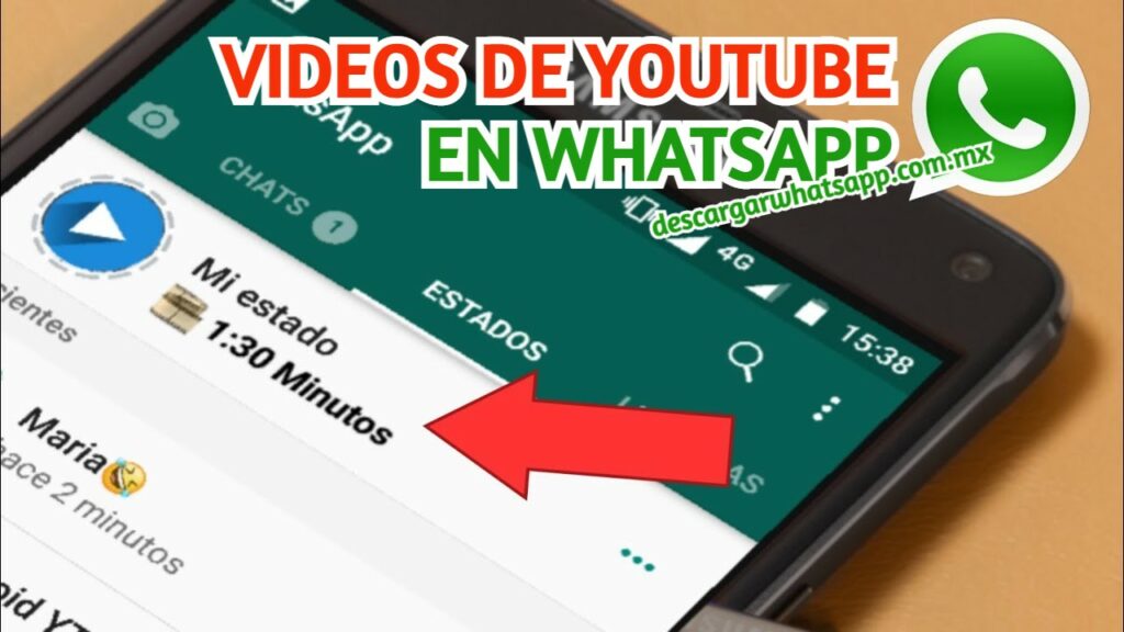 Subir videos de YouTube a estados de WhatsApp
